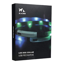 Carica l'immagine nel visualizzatore di Gallery, Zacro Collare di Cane LED, per cane LED Lampeggiante, di... - Ilgrandebazar