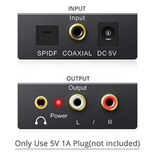 Carica l'immagine nel visualizzatore di Gallery, PROZOR 192Khz DAC Convertitore Audio Digitale ad Analogico con Cavo