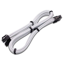 Carica l'immagine nel visualizzatore di Gallery, EZDIY-FAB Kit Cavo di Prolunga PCI-E 24Pin / 500mm/19.68in, Weiss- with combs - Ilgrandebazar