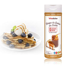 Carica l'immagine nel visualizzatore di Gallery, Sciroppo al dulce de leche senza zucchero, Topping 400 g (Confezione da 1)