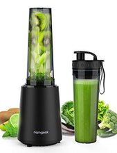 Carica l'immagine nel visualizzatore di Gallery, homgeek Mini Frullatore, Blender Smoothie Maker, Mixer per Frullati, Nero