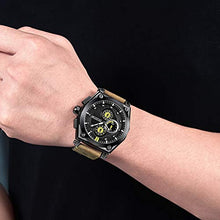 Carica l'immagine nel visualizzatore di Gallery, Orologio Uomo Sport Impermeabile Cronografo Quarzo Marrone Nero - Ilgrandebazar