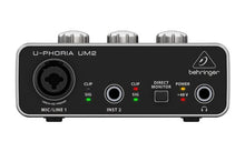 Carica l'immagine nel visualizzatore di Gallery, Behringer U-PHORIA UM2  2 x 2 interfacce audio USB 2.0 Nero - Ilgrandebazar