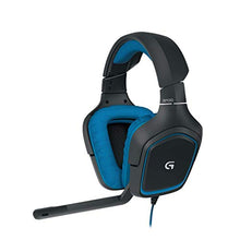 Carica l'immagine nel visualizzatore di Gallery, Logitech G430 Cuffie da Gioco con 7.1 Dolby Surround Sound, Nero/Blu