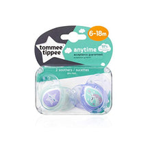 Carica l'immagine nel visualizzatore di Gallery, Tommee Tippee 43336465 Anytime Succhietto, 2 Pezzi, , 6-18 Mesi, colori e... - Ilgrandebazar
