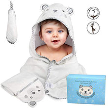 Carica l'immagine nel visualizzatore di Gallery, BelleStyle Accappatoio Neonato, Asciugamano con Cappuccio per Bambini, Extra... - Ilgrandebazar