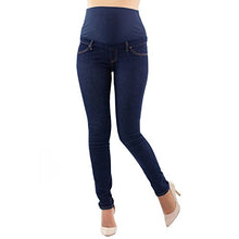 Carica l'immagine nel visualizzatore di Gallery, Milano Basic - Jeans Premaman Basico, Super Elastico e Comodo, L, Denim - Ilgrandebazar