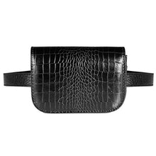 Carica l'immagine nel visualizzatore di Gallery, Vbiger Marsupio Donna Running Pelle Borsa A-nero