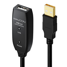 Carica l'immagine nel visualizzatore di Gallery, deleyCON 10m USB 2.0 Ripetitore Cavo di Estensione Attivo con 10 metri - Ilgrandebazar