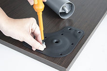 Carica l'immagine nel visualizzatore di Gallery, Emuca - Gamba regolabile per tavolo Ø60x870mm, kit di 1 Cromato - Ilgrandebazar