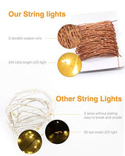 Carica l'immagine nel visualizzatore di Gallery, Stringa Luci LED USB, Litogo 12M 120LED Catena Luminosa Filo Rame Ghirlanda...