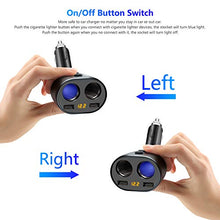 Carica l'immagine nel visualizzatore di Gallery, Rocketek Caricabatteria per Auto, 80W 12V/24V USB Accendisigari Auto CCY16-EU