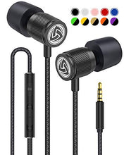 Carica l'immagine nel visualizzatore di Gallery, LUDOS ULTRA Auricolari In-Ear Cuffie, Cuffiette con Microfono, Massimo Nero