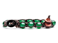 Carica l'immagine nel visualizzatore di Gallery, Bracciale tibetano buddista Tamashii in Agata Verde MainApps - Ilgrandebazar