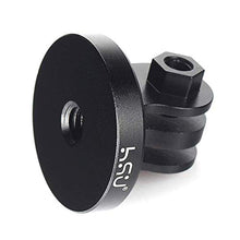Carica l'immagine nel visualizzatore di Gallery, Treppiede/monopiede in lega di alluminio Monopod Mount + Thumbscrew (Black)