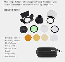 Carica l'immagine nel visualizzatore di Gallery, Godox AK-R1 Super Kit di accessori a nido d'ape diffusore e filtri per flash...
