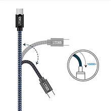 Carica l'immagine nel visualizzatore di Gallery, LTDNB Cavo USB C, [3 Pezzi,1M+1M+2M] Nylon Type-C Compatibile per...