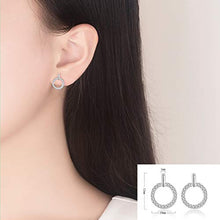 Carica l'immagine nel visualizzatore di Gallery, Yolistar 6 Paia Donna Orecchini in Argento 925, di Cristallo,... - Ilgrandebazar