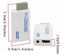 Carica l'immagine nel visualizzatore di Gallery, Goldoars Convertitore da Wii a HDMI Adattatore a 720P/1080P e Bianco