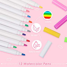 Carica l'immagine nel visualizzatore di Gallery, Tarnel Portatile da Disegno per Bambini, Doodle Giocattoli, Riutilizzabile Libro di Pittura, 12 Penne Colorate Cancellabili,14 Pagine, ABS