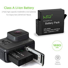 Carica l'immagine nel visualizzatore di Gallery, HSU - Batteria e caricatore doppio compatibile per Gopro Hero Per 5 6 7