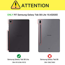 Carica l'immagine nel visualizzatore di Gallery, ZtotopCase Custodia per Samsung Galaxy Tab S6 Lite, Cover Magnetica Nero