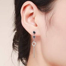 Carica l'immagine nel visualizzatore di Gallery, GDDX - Orecchini pendenti da donna in argento Sterling 925, con zirconi...