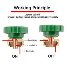 Carica l'immagine nel visualizzatore di Gallery, Interruttore universale per disconnessione della batteria, isolatore con 1pcs