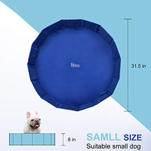 Carica l'immagine nel visualizzatore di Gallery, xuehaostore Piscina per Cani Portatile, Vasca da Bagno Pieghevole 80*20