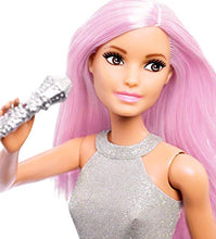 Carica l'immagine nel visualizzatore di Gallery, Barbie- Carriere Pop Star con Microfono Bambola Capelli Rosa e Abiti... - Ilgrandebazar