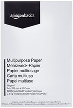 Carica l'immagine nel visualizzatore di Gallery, AmazonBasics Carta da stampa multiuso A4 80gsm, 5x500 fogli, bianco 5 Risme - Ilgrandebazar