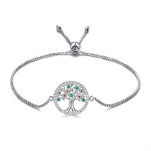 Carica l'immagine nel visualizzatore di Gallery, MEGA CREATIVE JEWELRY Bracciali de Donna Albero Della Vita in Argento - Ilgrandebazar