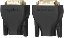 Carica l'immagine nel visualizzatore di Gallery, AmazonBasics - Adattatore da HDMI a DVI-D, confezione 2