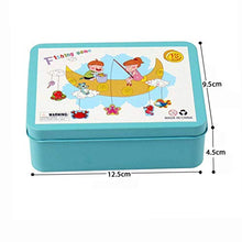 Carica l'immagine nel visualizzatore di Gallery, LHKJ Magnetico Gioco di Pesca,Gioco Pesca in Legno per bambini,15 Pesci... - Ilgrandebazar