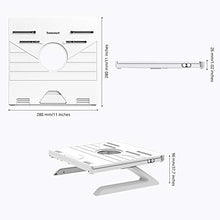Carica l'immagine nel visualizzatore di Gallery, GoZheec Tronsmart Supporto PC Portatile per Laptop bianca