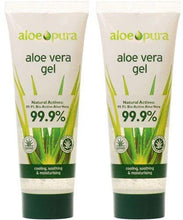 Carica l'immagine nel visualizzatore di Gallery, Aloe Pura Vera Gel 100ml - PACK OF 2 - Ilgrandebazar