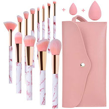 Carica l'immagine nel visualizzatore di Gallery, Pennelli Make Up Start Makers Professional 12Pcs Set di pennelli per trucco...