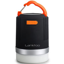 Carica l'immagine nel visualizzatore di Gallery, Lanktoo Batteria Power Bank e Lanterna da Campeggio Outdoor Nero