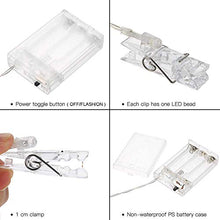 Carica l'immagine nel visualizzatore di Gallery, 20 Foto LED clip luci della stringa per appendere quadri e Bianco Caldo - Ilgrandebazar