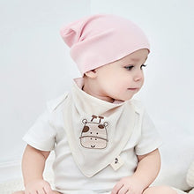 Carica l'immagine nel visualizzatore di Gallery, Neutrale organico bambino bavaglini bandana neonato per ragazzi e ragazze 4...