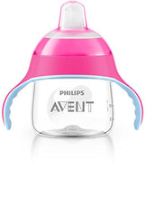 Carica l'immagine nel visualizzatore di Gallery, Philips Avent SCF751/07 Tazza con Beccuccio Morbido e Valvola 200 ml, Rosa - Ilgrandebazar