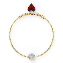 Carica l'immagine nel visualizzatore di Gallery, Swarovski Bangle Donna Placcato_Oro Cristallo Rotonda - 5517641 - Ilgrandebazar