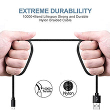Carica l'immagine nel visualizzatore di Gallery, SUCESO Cavo Micro USB 2M [2-Pezzi] Nylon 2Pezzi - 2M, Nero - Ilgrandebazar