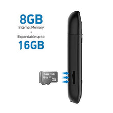 Carica l'immagine nel visualizzatore di Gallery, Walkercam M1 Lettore MP3 USB con radio FM, supporto per lettore musicale Nero