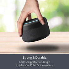 Carica l'immagine nel visualizzatore di Gallery, Batteria per Echo Dot 3a Generazione - Base Portatile 12 Ore di Nero