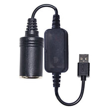 Carica l'immagine nel visualizzatore di Gallery, USB a maschio a 12 V auto presa accendisigari femmina convertitore