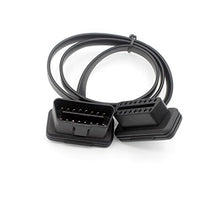 Carica l'immagine nel visualizzatore di Gallery, LoongGate OBD-II OBD2 Cavo di prolunga Profilo Ultra Basso - 1 to 1 Flat 0.6m - Ilgrandebazar