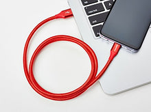 Carica l'immagine nel visualizzatore di Gallery, AmazonBasics - Cavo da USB C a di tipo A 3.1 gen 2, in nylon 0,9 m, Rosso - Ilgrandebazar