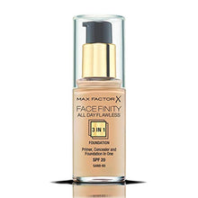 Carica l'immagine nel visualizzatore di Gallery, Max Factor Facefinity All Day Flawless 3 in 1, Fondotinta Liquido a 60 Sand - Ilgrandebazar