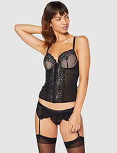 Carica l'immagine nel visualizzatore di Gallery, Marchio Amazon - Iris &amp; Lilly Corsetto in Pizzo Donna 50, Nero (Scooter) - Ilgrandebazar